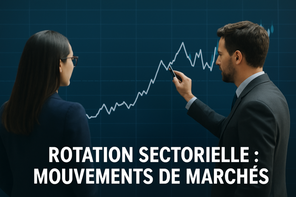 Rotation sectorielle sur les marchés financiers : réallocation des flux entre technologies, secteurs cycliques, obligations et cryptoactifs dans un contexte de sommets boursiers