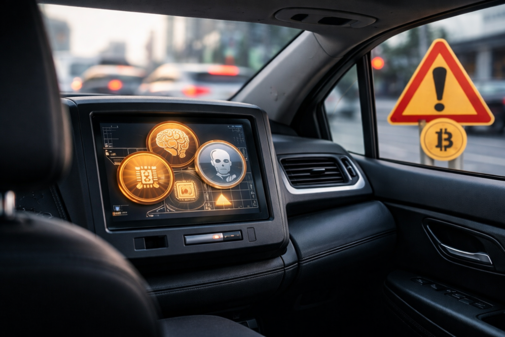 Altcoins IA exposés à un risque spécifique, illustrant la fragilité du lien économique entre crypto-actifs et croissance réelle de l’intelligence artificielle