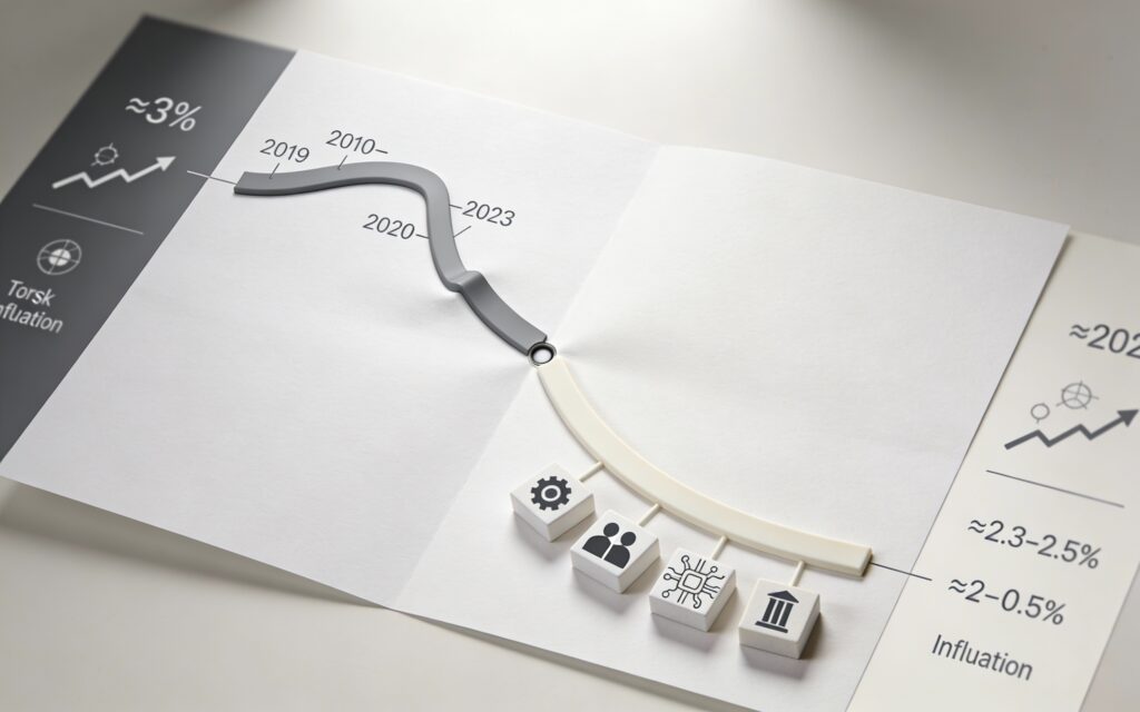 Nouveau cycle économique 2025-2028 : croissance lente, productivité et IA