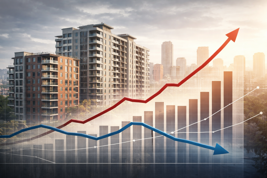 Inflation immobilière : la pression silencieuse qui redessine le cycle macroéconomique