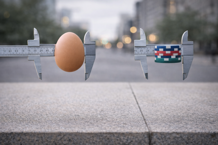 Deux objets distincts maintenus séparément dans un espace extérieur urbain, présentés dans des conditions différentes