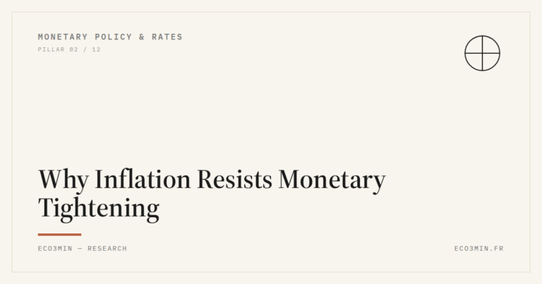 Eco3min — Why Inflation Resists Monetary Tightening