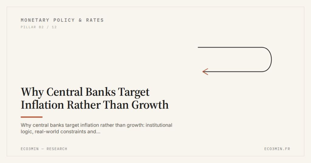 Eco3min — Why Central Banks Target Inflation Rather Than Growth