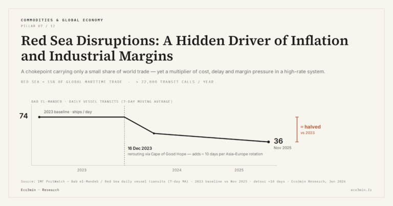Eco3min — Red Sea Disruptions: A Hidden Driver of Inflation and Industrial Margins