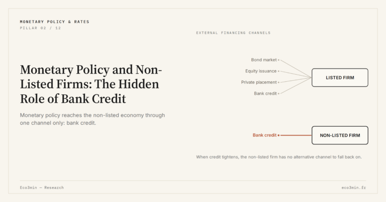Eco3min — Monetary Policy and Non-Listed Firms: The Hidden Role of Bank Credit