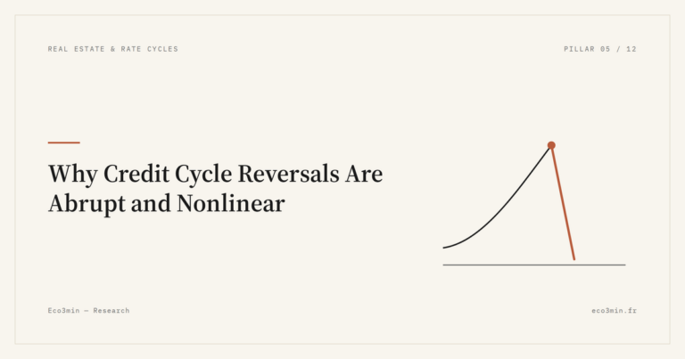 Eco3min — Why Credit Cycle Reversals Are Abrupt and Nonlinear