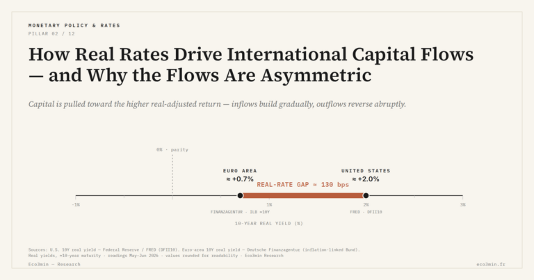 Eco3min — How Real Rates Drive International Capital Flows — and Why the Flows Are Asymmetric