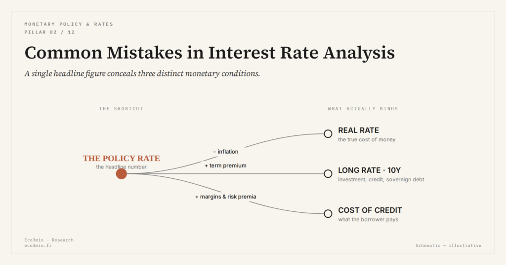 Eco3min — Common Mistakes in Interest Rate Analysis