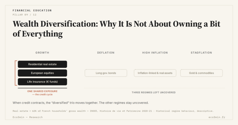 Eco3min — Wealth Diversification: Why It Is Not About Owning a Bit of Everything