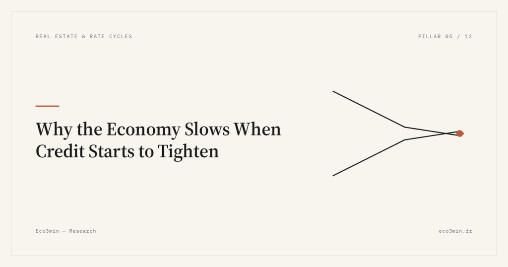 Eco3min — Why the Economy Slows When Credit Starts to Tighten