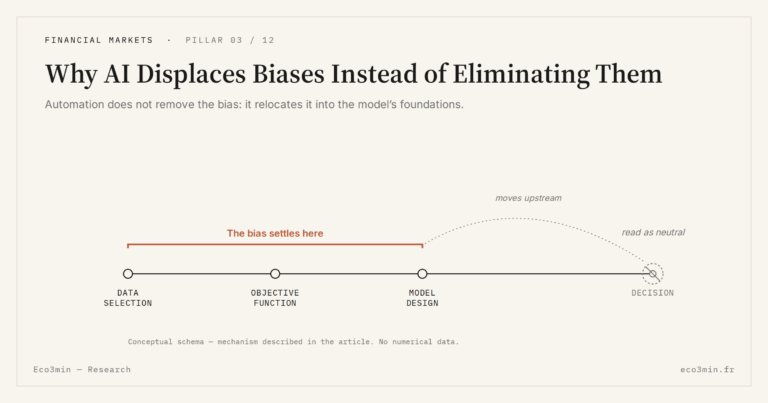 Eco3min — Why AI Displaces Biases Instead of Eliminating Them