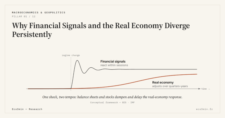 Eco3min — Why Financial Signals and the Real Economy Diverge Persistently