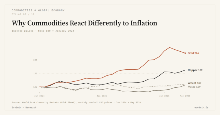 Eco3min — Why Commodities React Differently to Inflation