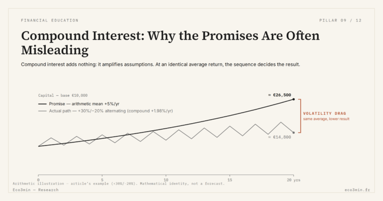 Eco3min — Compound Interest: Why the Promises Are Often Misleading