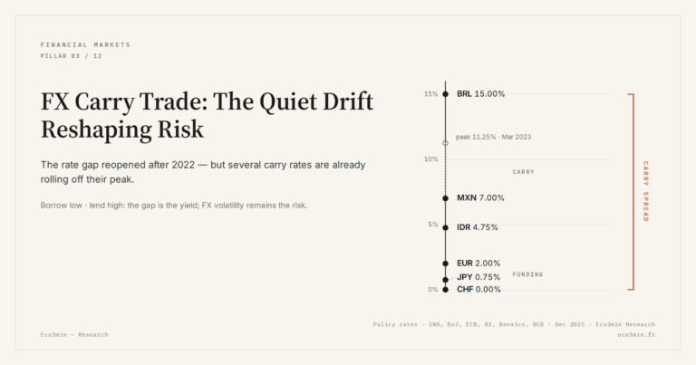 Eco3min — FX Carry Trade: The Quiet Drift Reshaping Risk