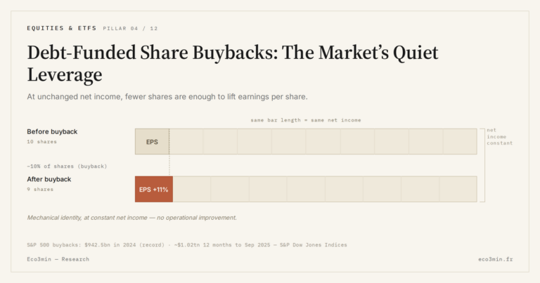 Eco3min — Debt-Funded Share Buybacks: The Market’s Quiet Leverage