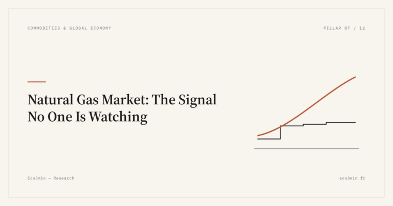 Eco3min — Natural Gas Market: The Signal No One Is Watching