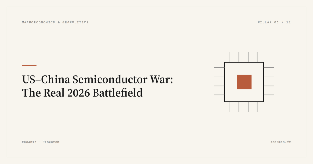 Eco3min — US–China Semiconductor War: The Real 2026 Battlefield