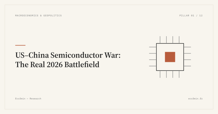 Eco3min — US–China Semiconductor War: The Real 2026 Battlefield