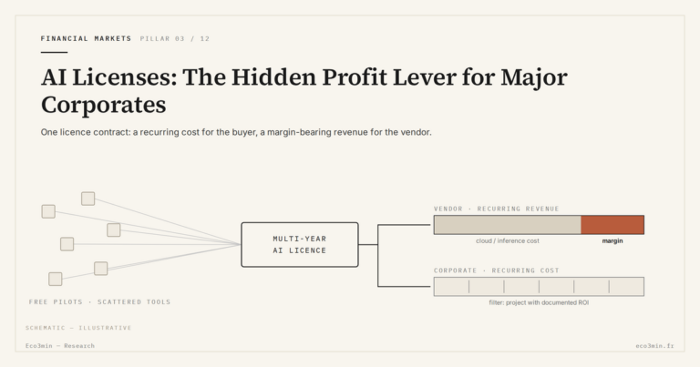 Eco3min — AI Licenses: The Hidden Profit Lever for Major Corporates