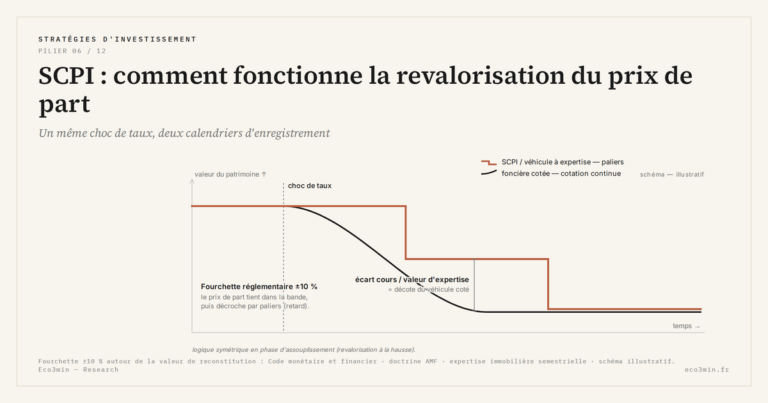 Eco3min — SCPI : comment fonctionne la revalorisation du prix de part