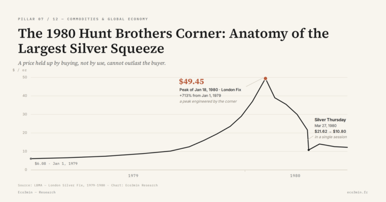 Eco3min — The 1980 Hunt Brothers Corner: Anatomy of the Largest Silver Squeeze