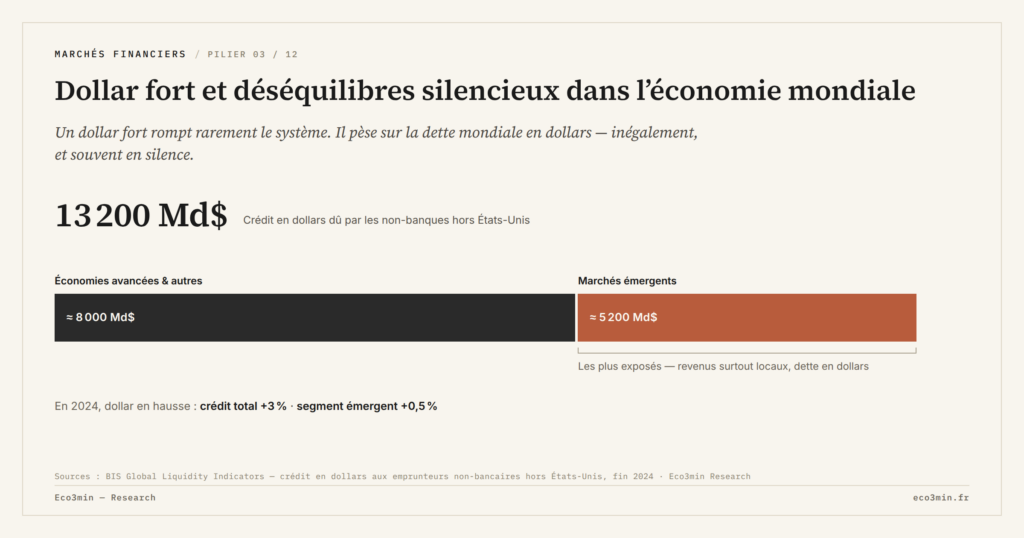 Eco3min — Dollar fort et déséquilibres silencieux dans l’économie mondiale