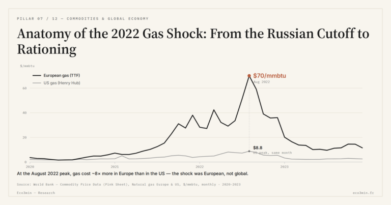 Eco3min — Anatomy of the 2022 Gas Shock: From the Russian Cutoff to Rationing