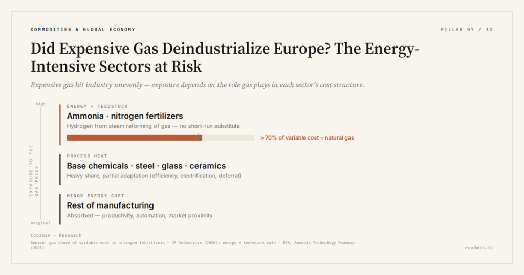 Eco3min — Did Expensive Gas Deindustrialize Europe? The Energy-Intensive Sectors at Risk