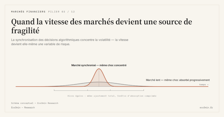 Eco3min — Quand la vitesse des marchés devient une source de fragilité