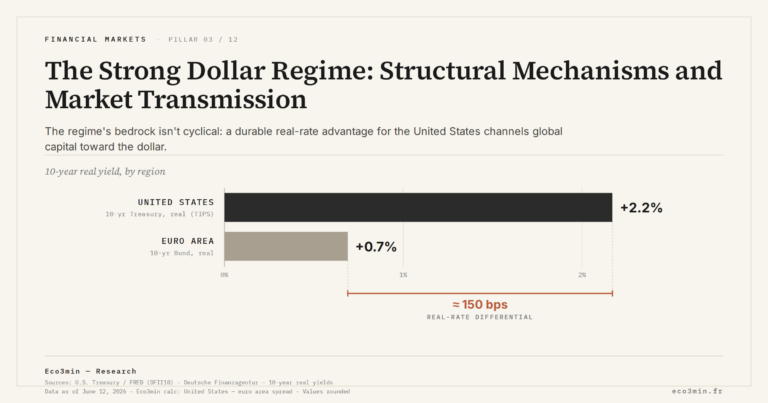 Eco3min — The Strong Dollar Regime: Structural Mechanisms and Market Transmission