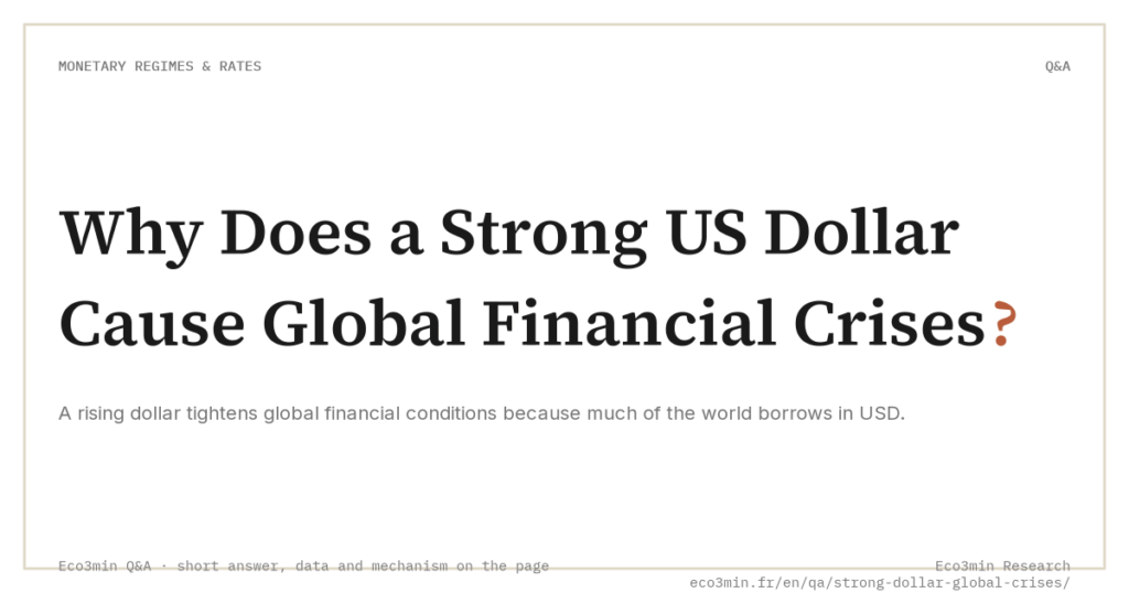 Why Does a Strong US Dollar Cause Global Financial Crises? (Eco3min)