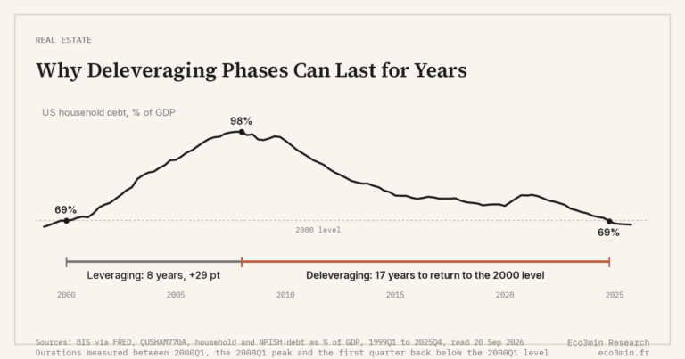 Eco3min — Why Deleveraging Phases Can Last for Years