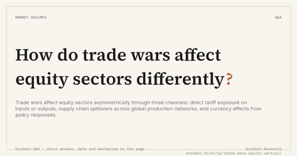 Eco3min — How do trade wars affect equity sectors differently?