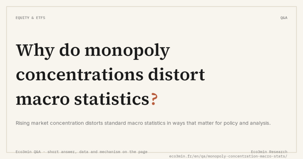 Eco3min — Why do monopoly concentrations distort macro statistics?