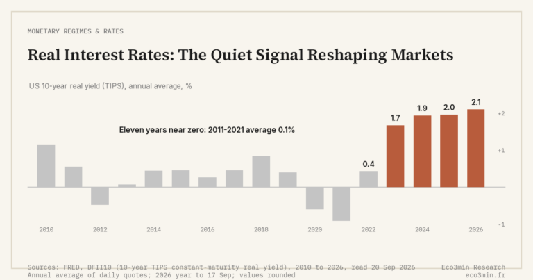 Eco3min — Real Interest Rates: The Quiet Signal Reshaping Markets