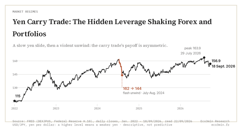 Eco3min — Yen Carry Trade: The Hidden Leverage Shaking Forex and Portfolios